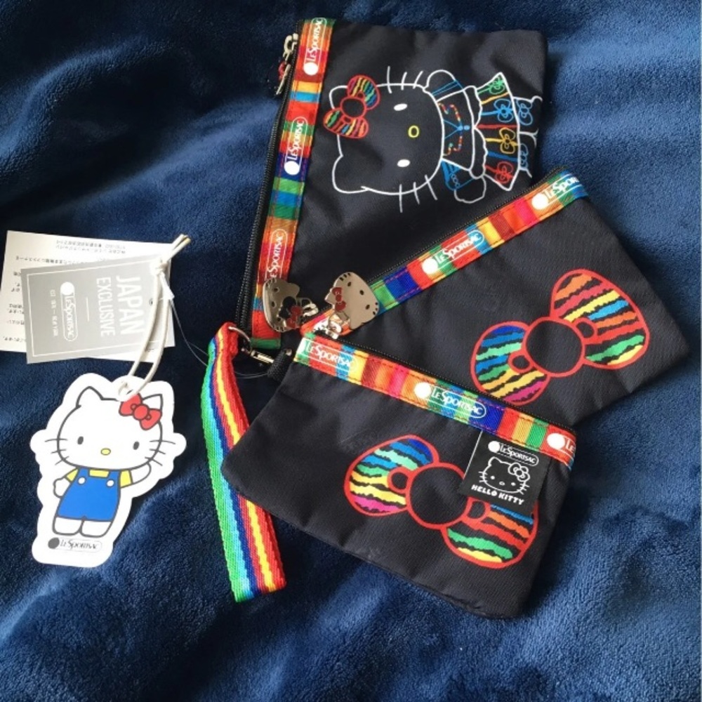 LeSportsac Hello Kitty pouch set